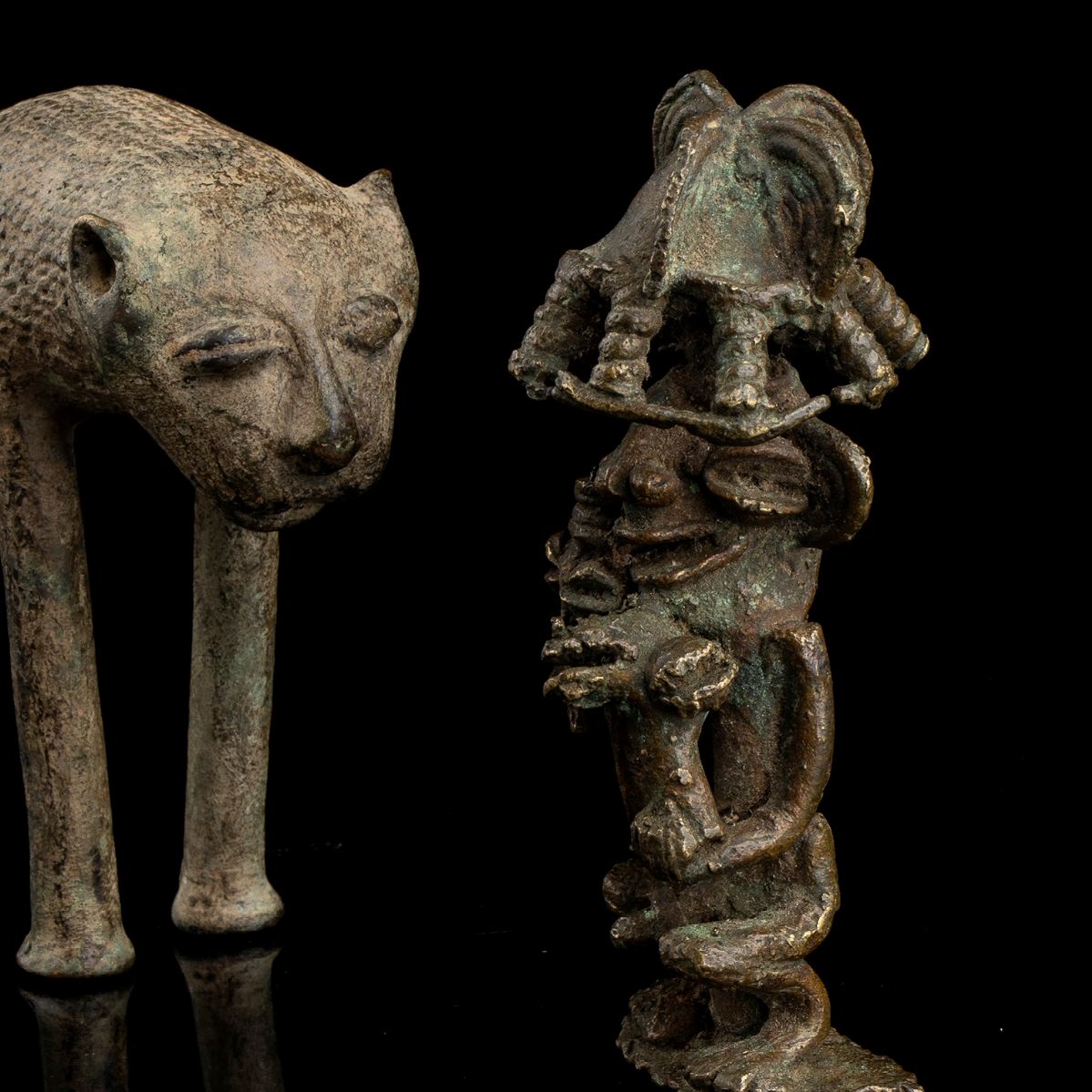 Quattro Sculture in Bronzo