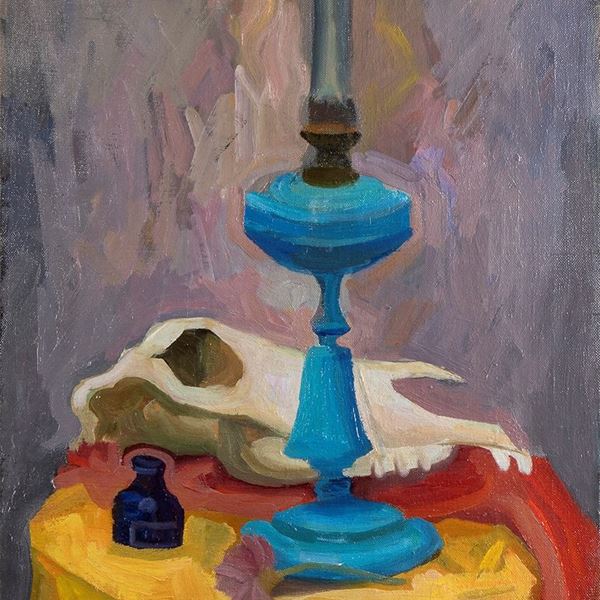 MARIO MAFAI - Lume con bucranio, 1946