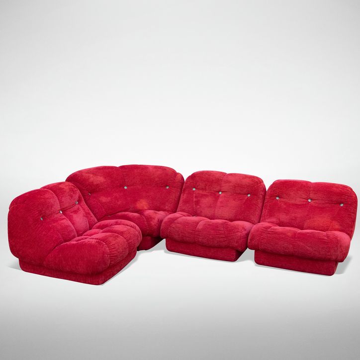 Rino Maturi - Sofa Nuvolone Rosso