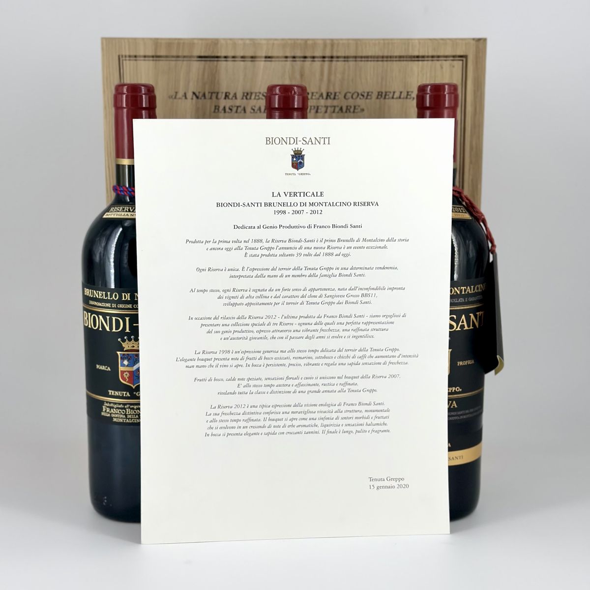 Biondi Santi, Brunello di Montalcino Riserva Tenuta Greppo