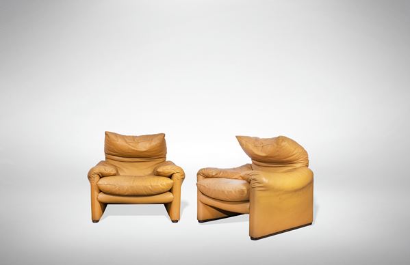 VICO MAGISTRETTI - Maralunga Armchairs