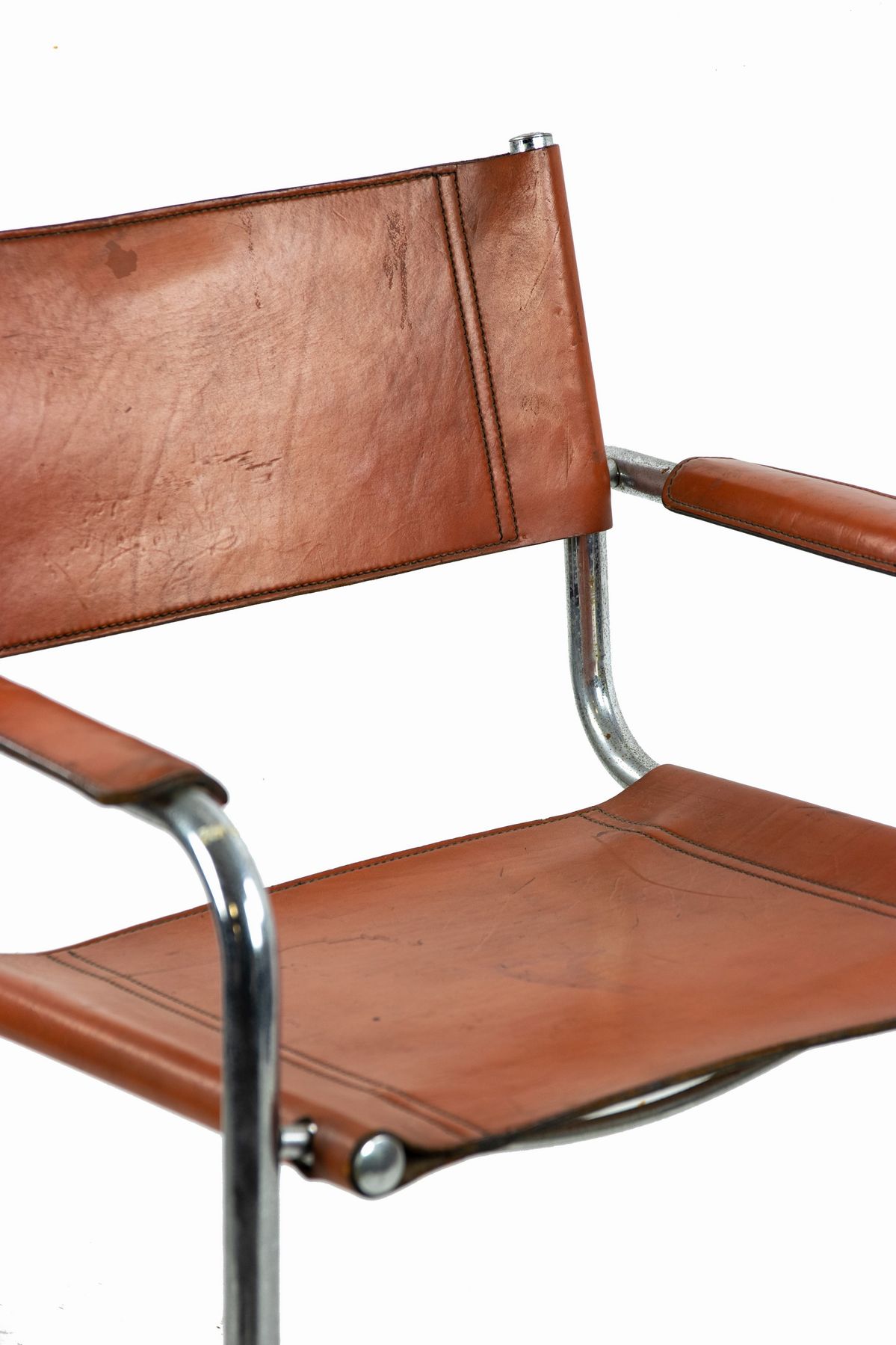 Mart Stam (nello Stile Di) Purmerend, 1899 - Zurigo, 1986 - S34 Poltrona Cognac