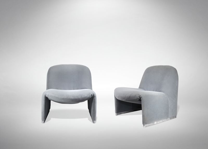 Giancarlo Piretti - Anonima Castelli - Coppia di Poltrone Alky