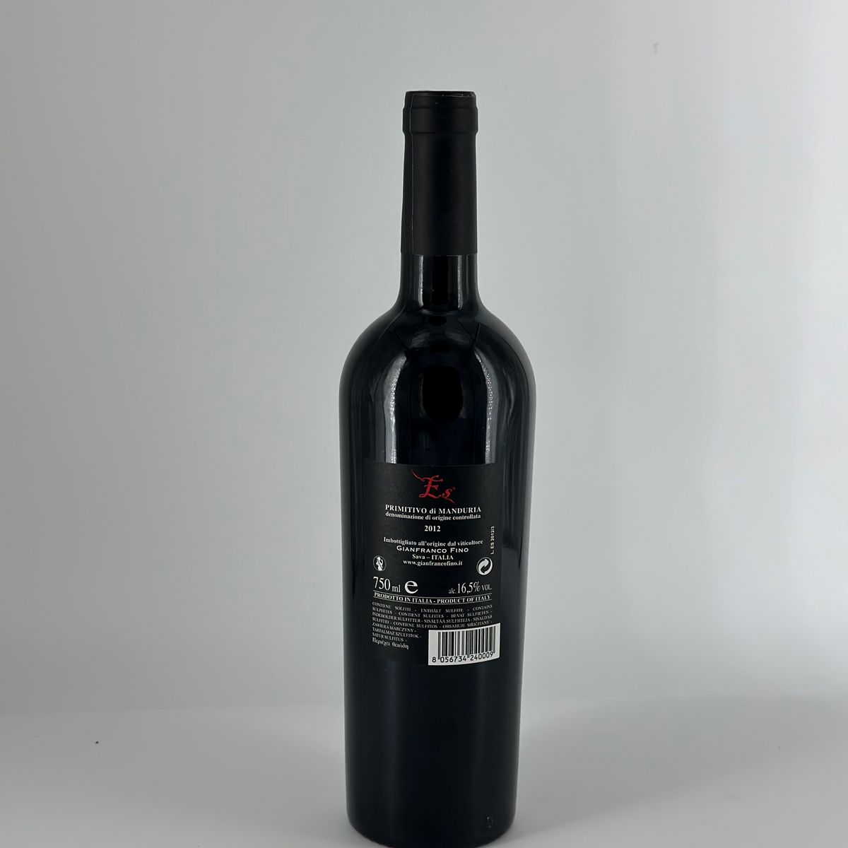 Gianfranco Fino 'es' Primitivo Salento