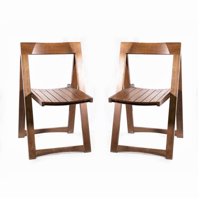 Aldo Jacober - Set di 4 Sedie Trieste Pieghevoli