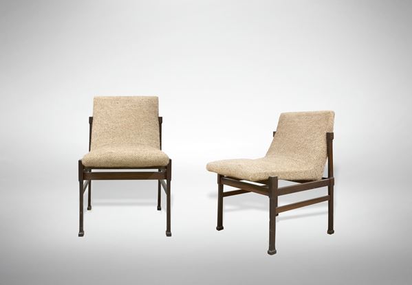 Coppia di sedie scandinave vintage