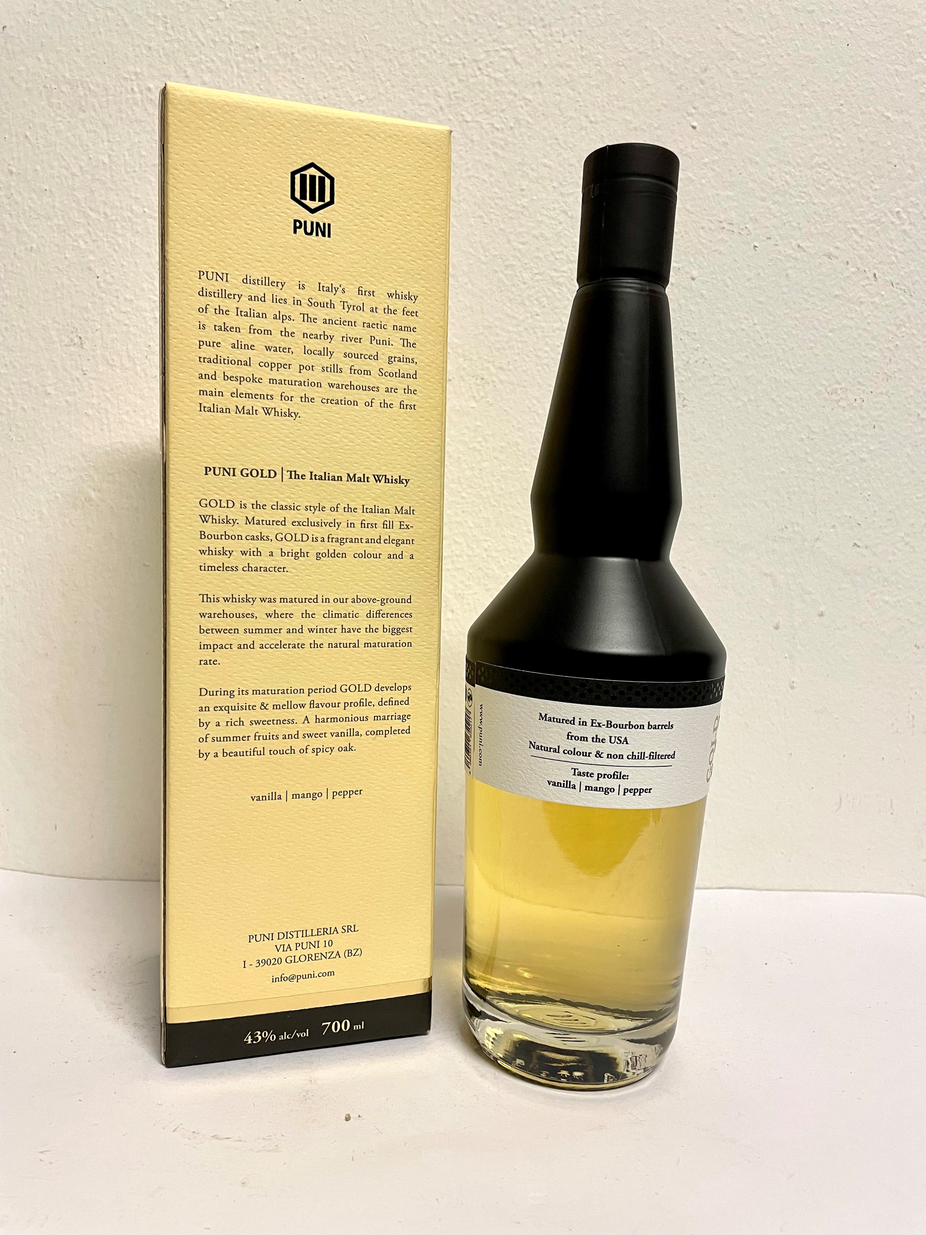 Puni Gold, Italian Malt Whisky