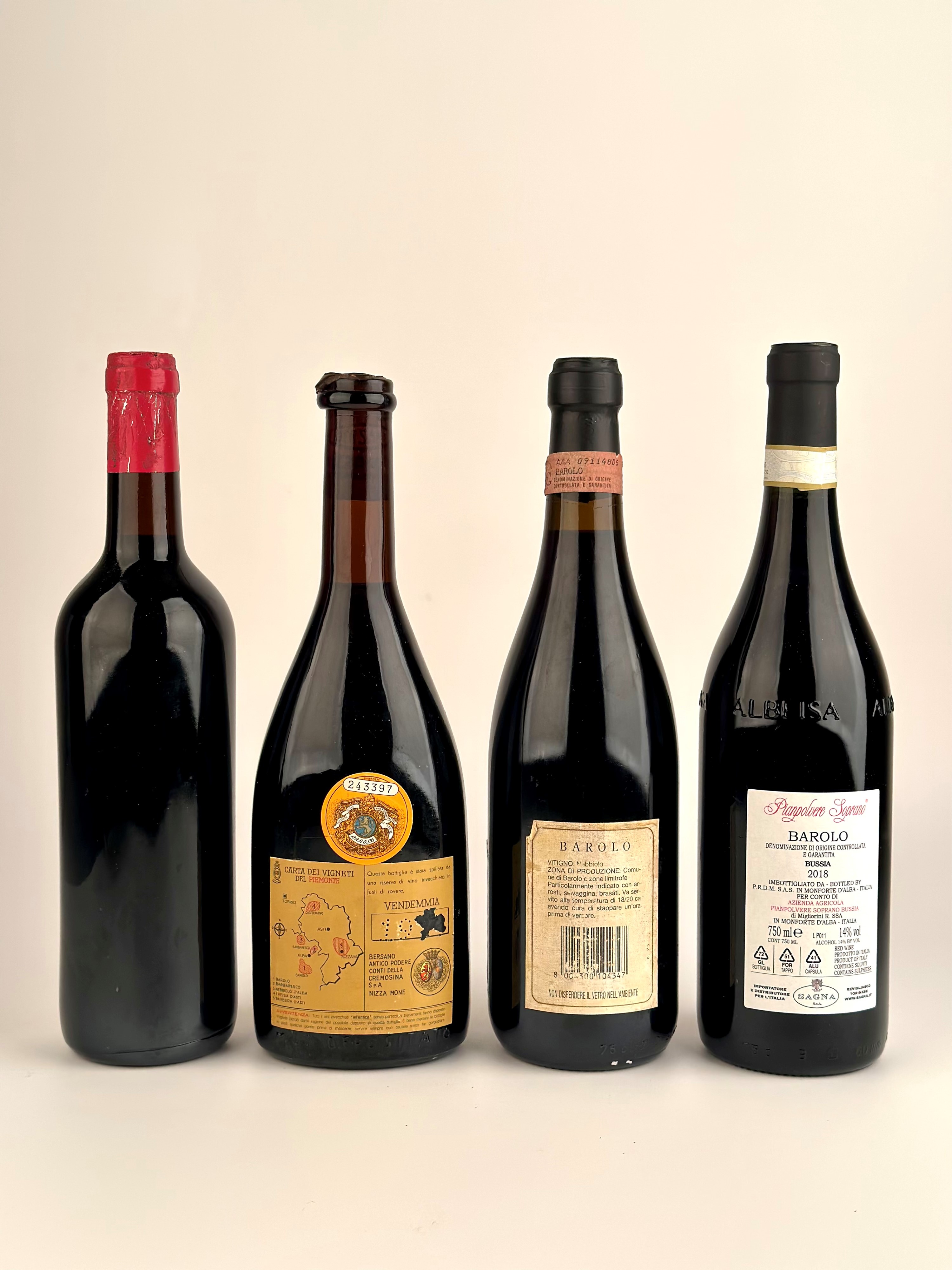 Fratelli Minuto, Barolo Riserva Speciale Bersano Cremosina, Barolo Riserva Speciale Marchesa Vinc...