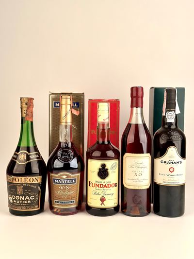 Napoleon Cognac Gautier Martell V.s. Fine Cognac Brandy De Jerez Bodegas Fundador Pedro Domecq So...