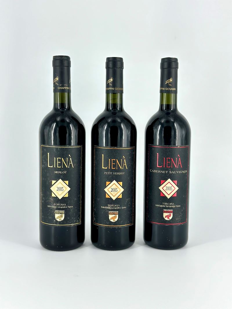 Giovanni Chiappini, Lienà Merlot - Lienà Petit Verdot - Lienà Cabernet Sauvignon