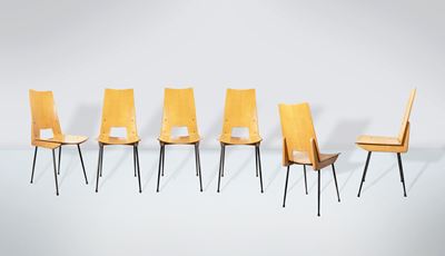 Set di Sei Sedie da Tavolo