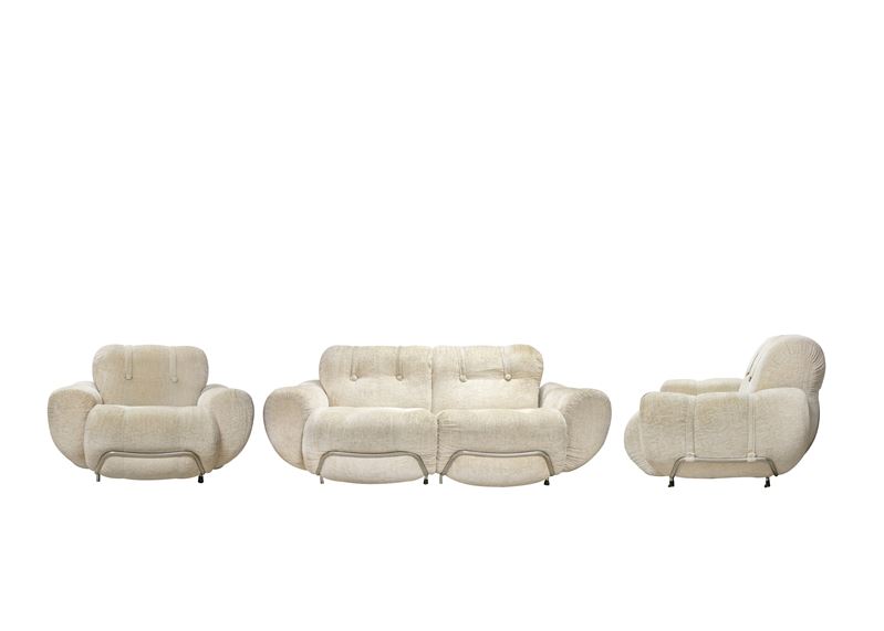Set di Divano e Poltrone Vintage