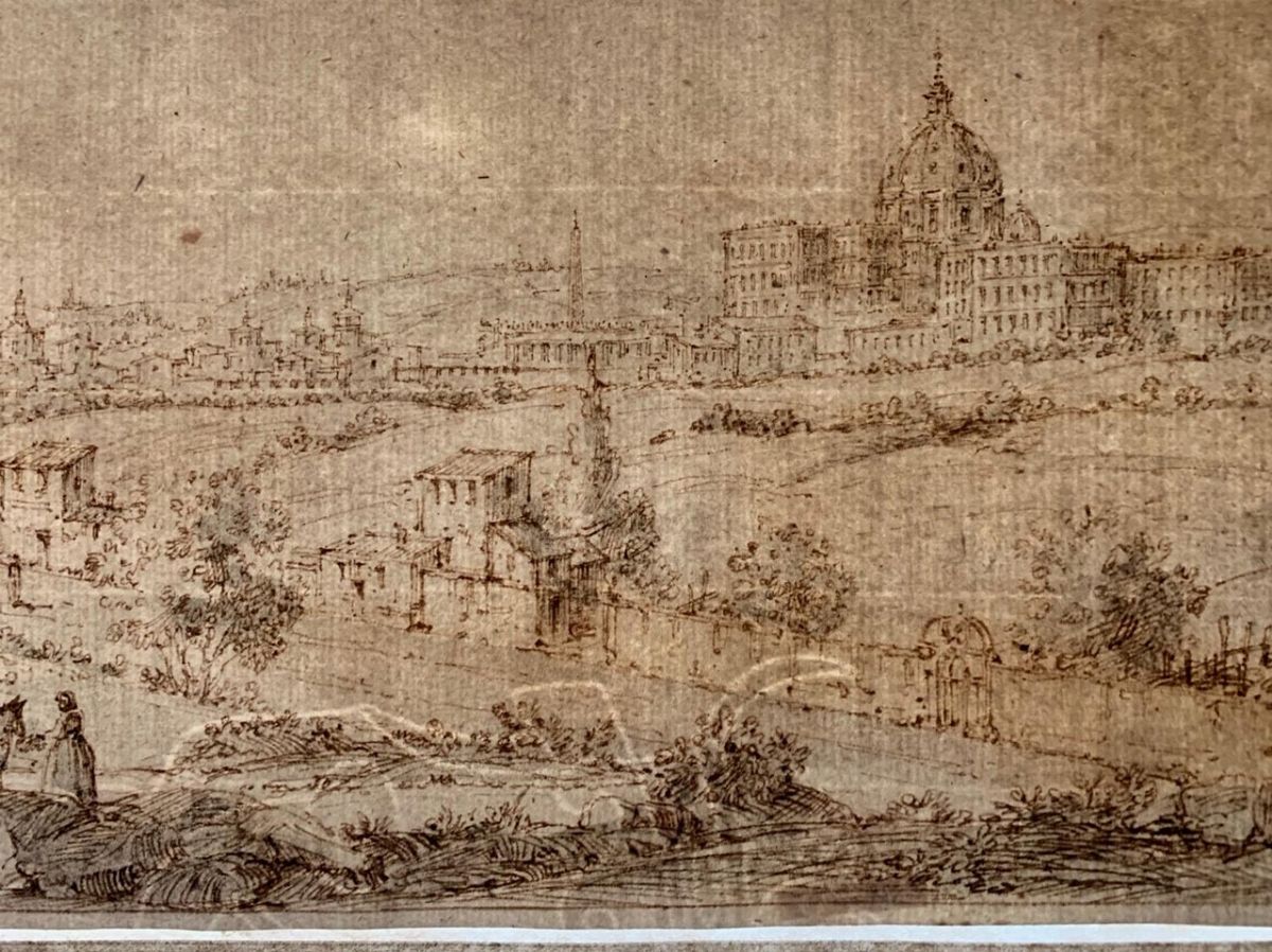 Gaspar Van Wittel - Veduta di Roma da Prati di Castello