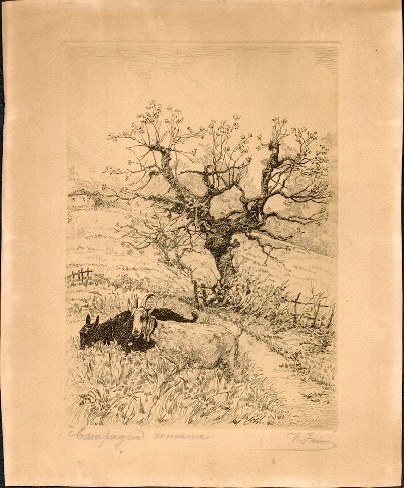 Virgilio Dante Faini - Campagna Romana