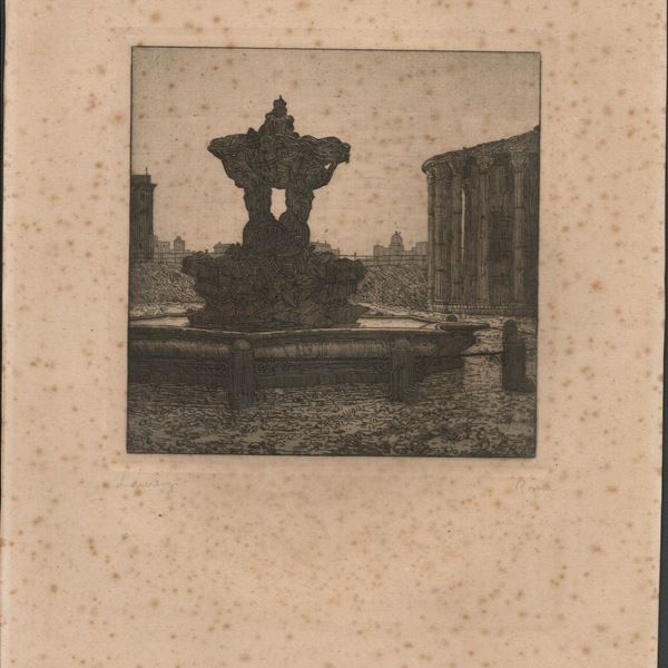 Laurenzio Laurenzi - Fontana dei Tritoni a Roma