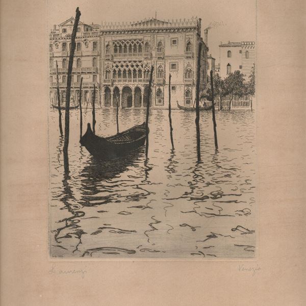 Laurenzio Laurenzi : Venezia  - Auction STAMPE, LIBRI E CARTE GEOGRAFICHE  - Bertolami Fine Art - Casa d'Aste