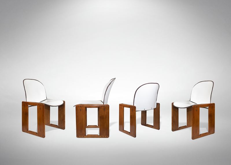 Afra Bianchin e Tobia Scarpa - Flos - Set di 4 Sedie "dialogo"