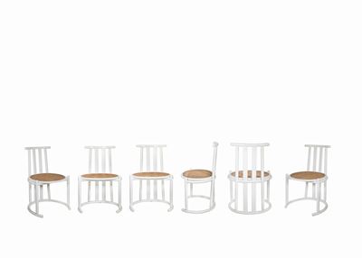 Set di 6 Sedie in Stile Baumann