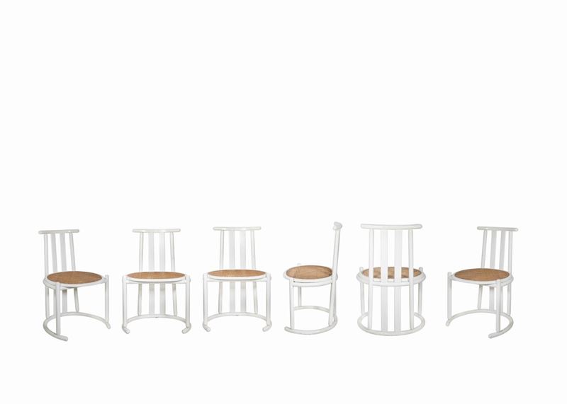 Set di 6 Sedie in Stile Baumann