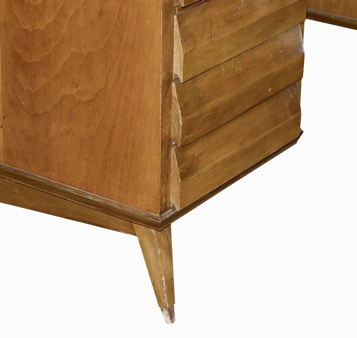 Melchiorre Bega (attribuito) Caselle di Crevalcore, 1898 – Milano, 1976 - Scrivania in Legno