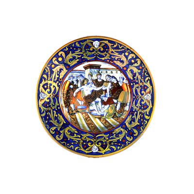 Piatto in Ceramica a Lustro