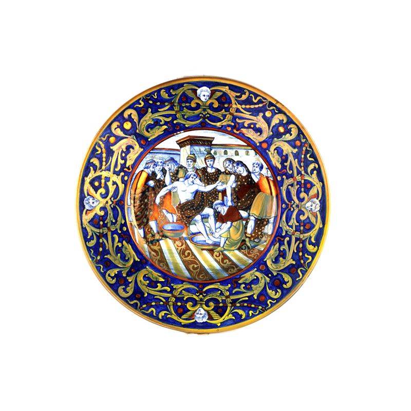 Piatto in Ceramica a Lustro