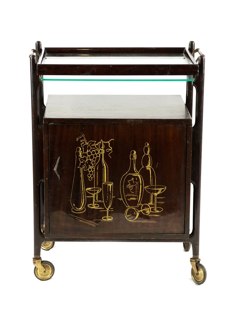 Ico Parisi (attribuito) Palermo, 1916 - Como, 1996 - Carrello Car Vintage