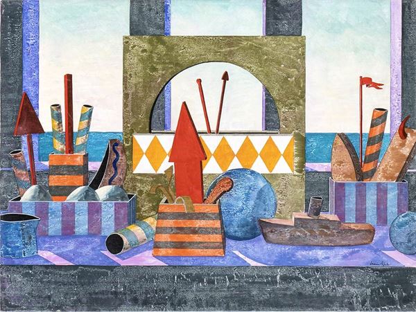TONINO CAPUTO - Nave e canoa