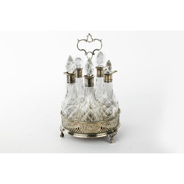 Vinegar bottle with 5 bottles