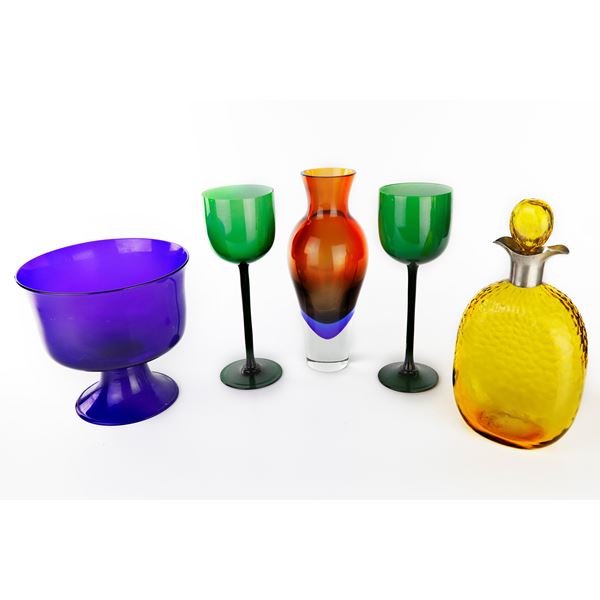 Lot of 5 glasses