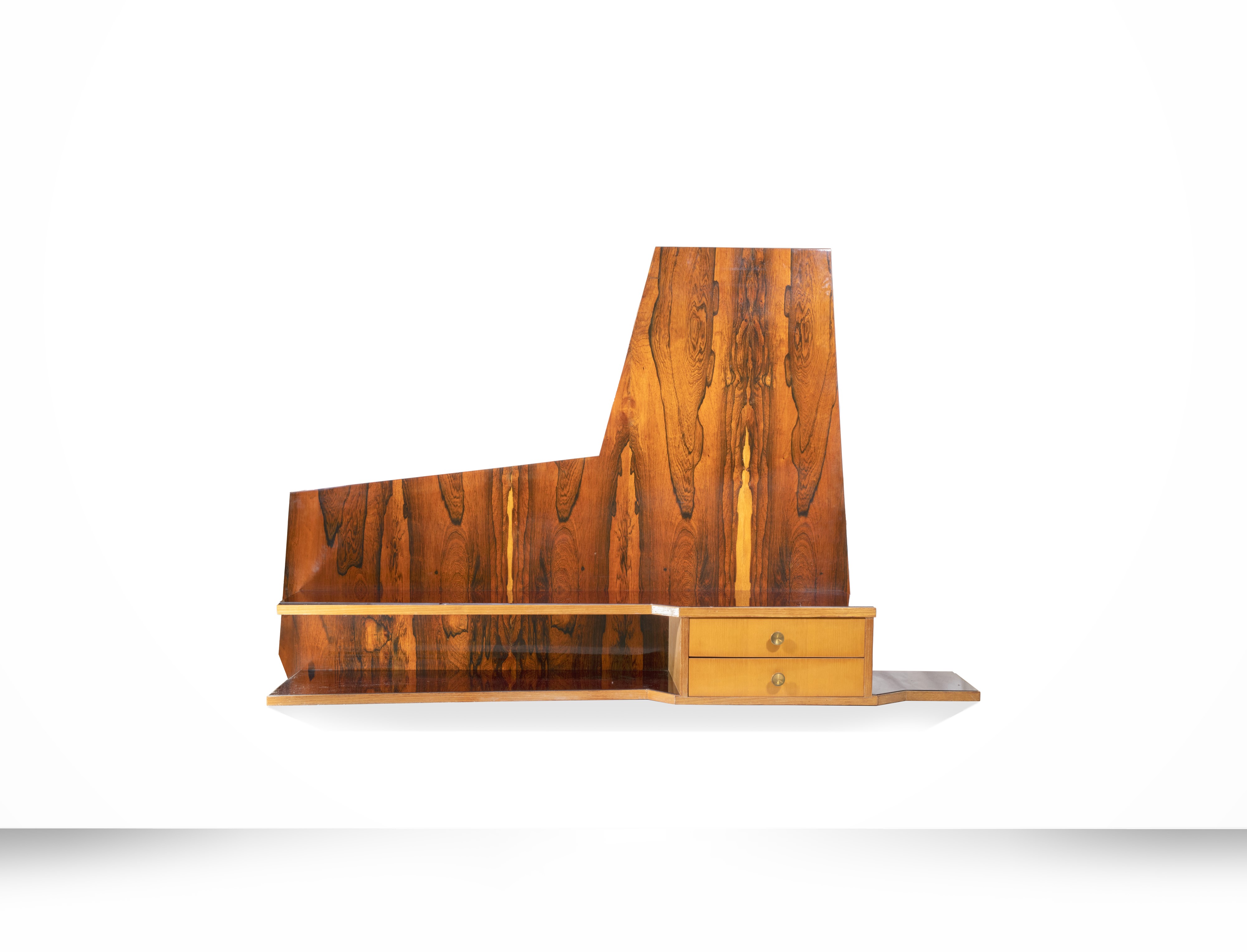 Consolle Vintage in Legno Sospesa