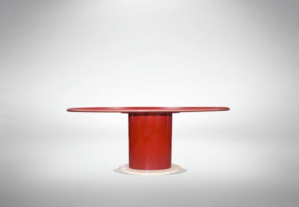 Mariani Dameno Boeri Maria Cristina Cini Boeri - Red marble table