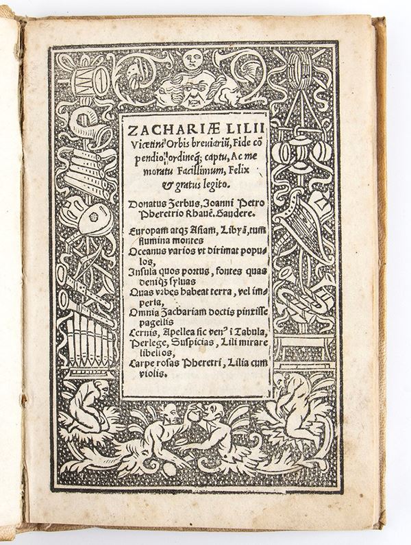 LILIO ZACCARIA	Orbis Terrarum. Venezia 1540