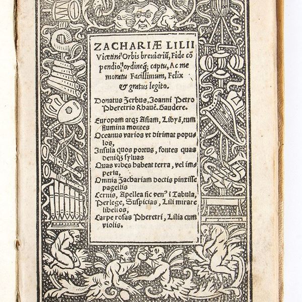 LILIO ZACCARIA	Orbis Terrarum. Venezia 1540