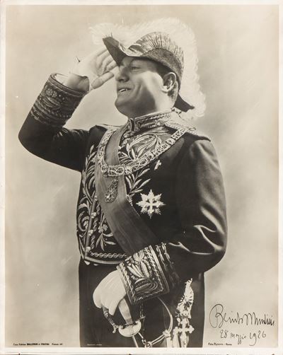Stampa Raffigurante Benito Mussolini 28 Maggio 1926