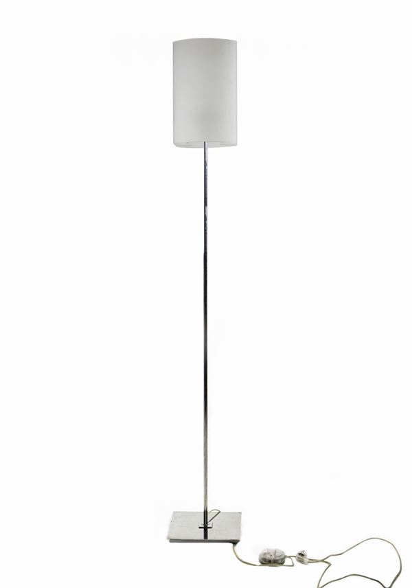 Vintage Favel Chromed Floor Lamp