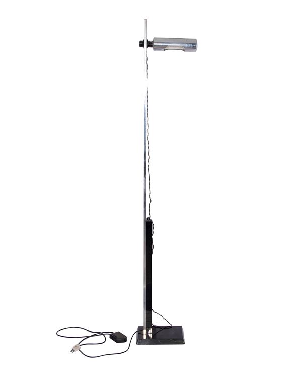 Vintage Cromoluce Steel Lamp