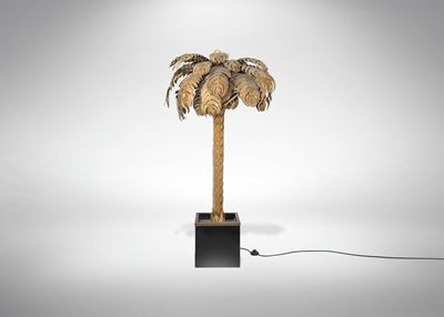 Lampada da Terra Vintage a Forma di Palma