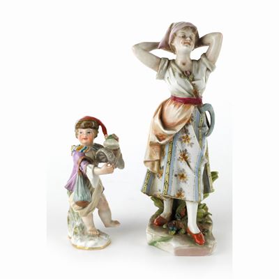 Lotto di 2 Sculture in Volume