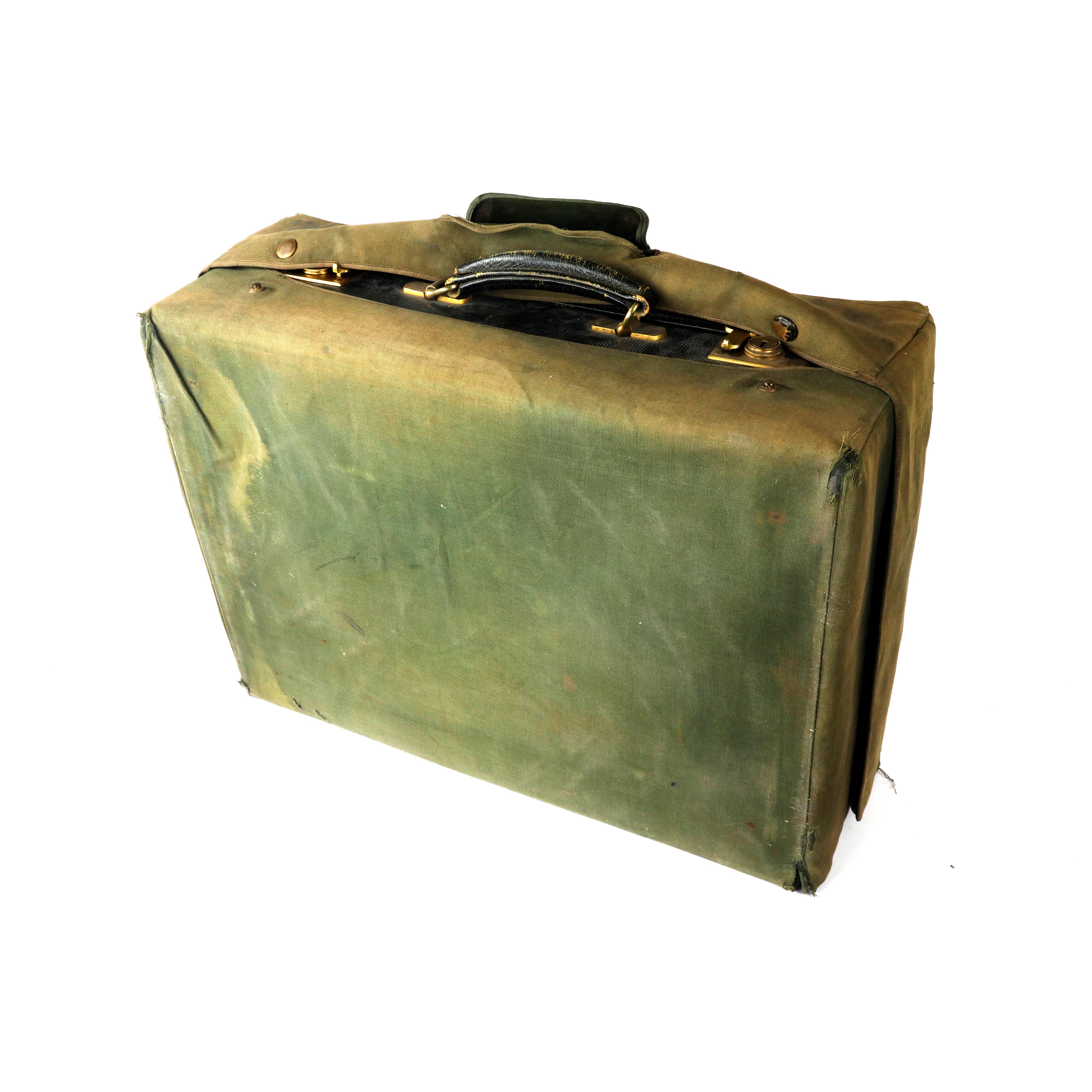 Valigia in Pelle con Necessaire da Toiletta