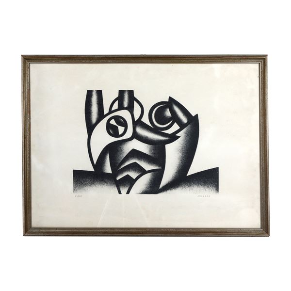 DURIC MIODRAG : Untitled, multiple on paper  - Auction Smart Auction: Furniture, Paintings, Sculptures and more at affordable prices - Bertolami Fine Art - Casa d'Aste