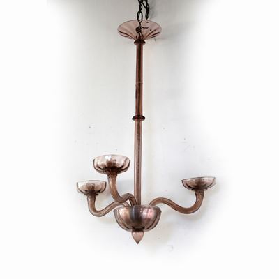 Lampadario in Vetro Soffiato