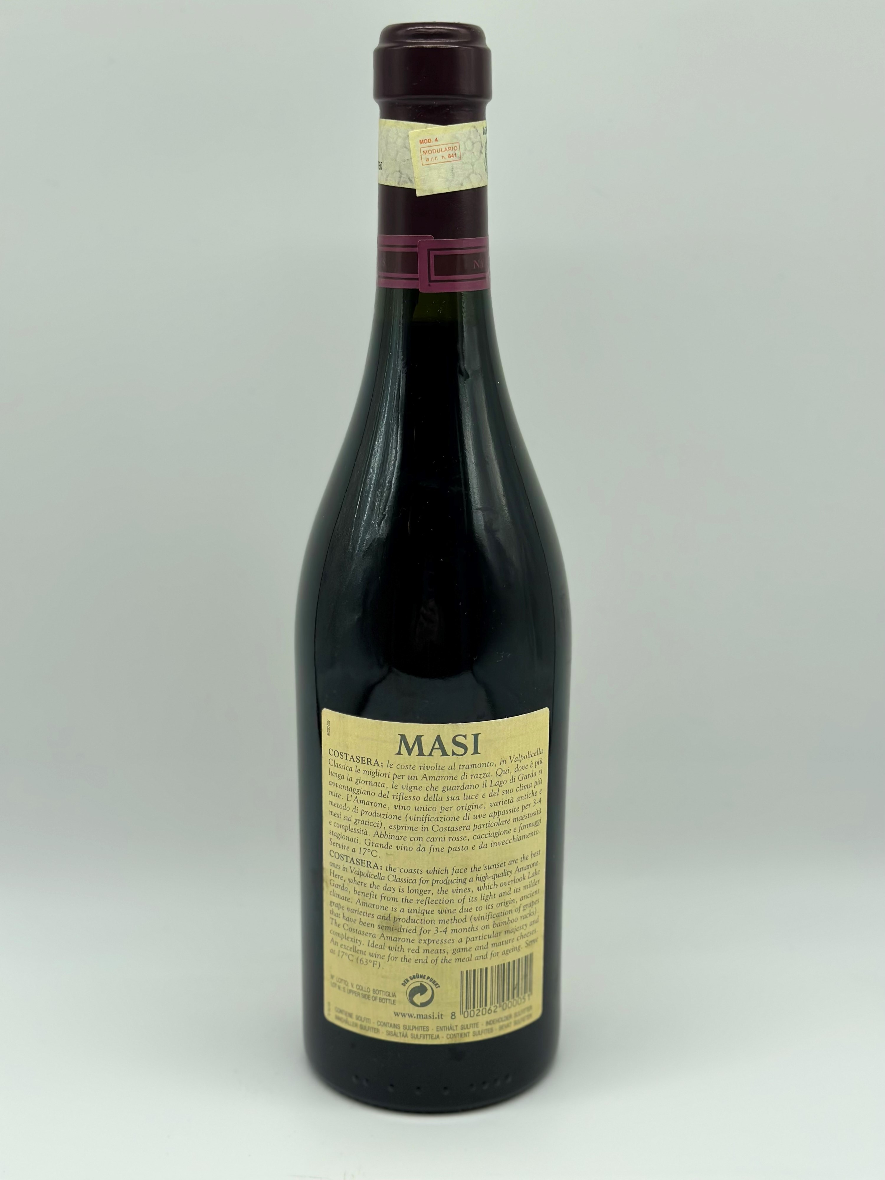 Masi Costasera, Amarone della Valpolicella