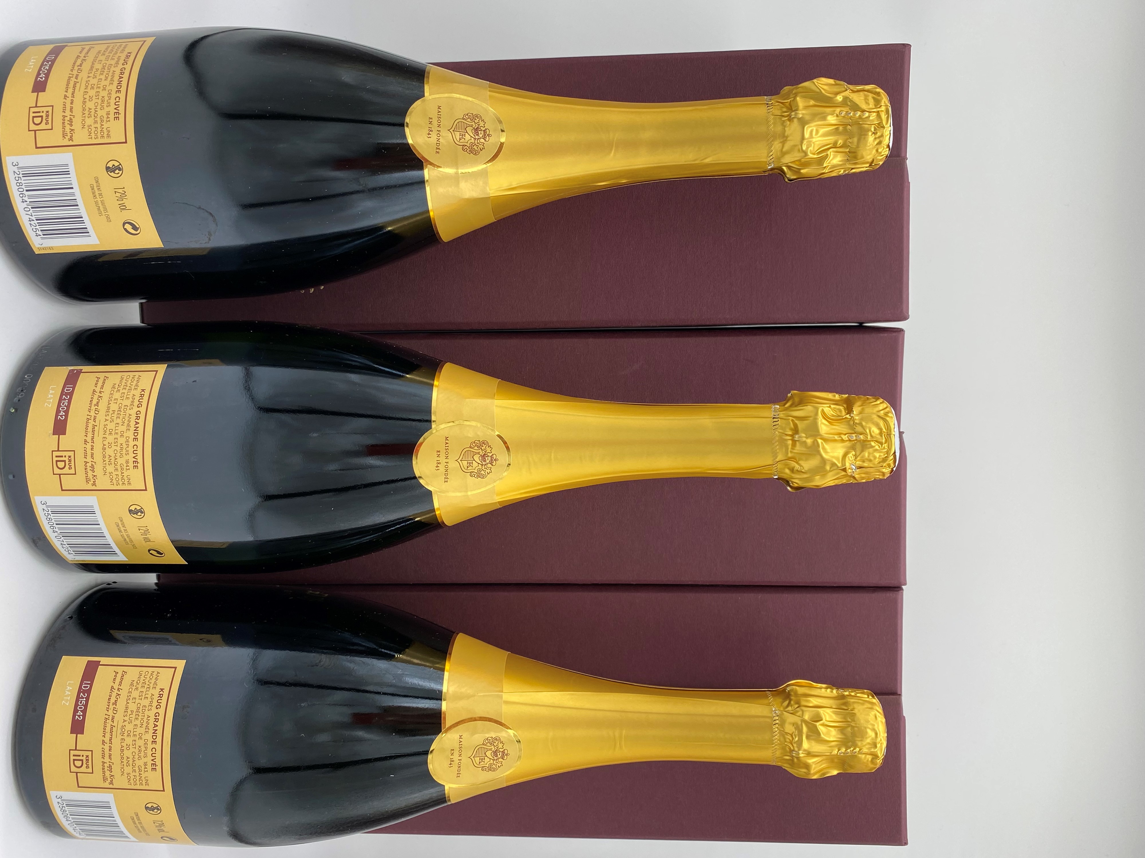Krug, Vintage Brut Verticale 2000, 2002, 2003, 2004, 2006, 2008