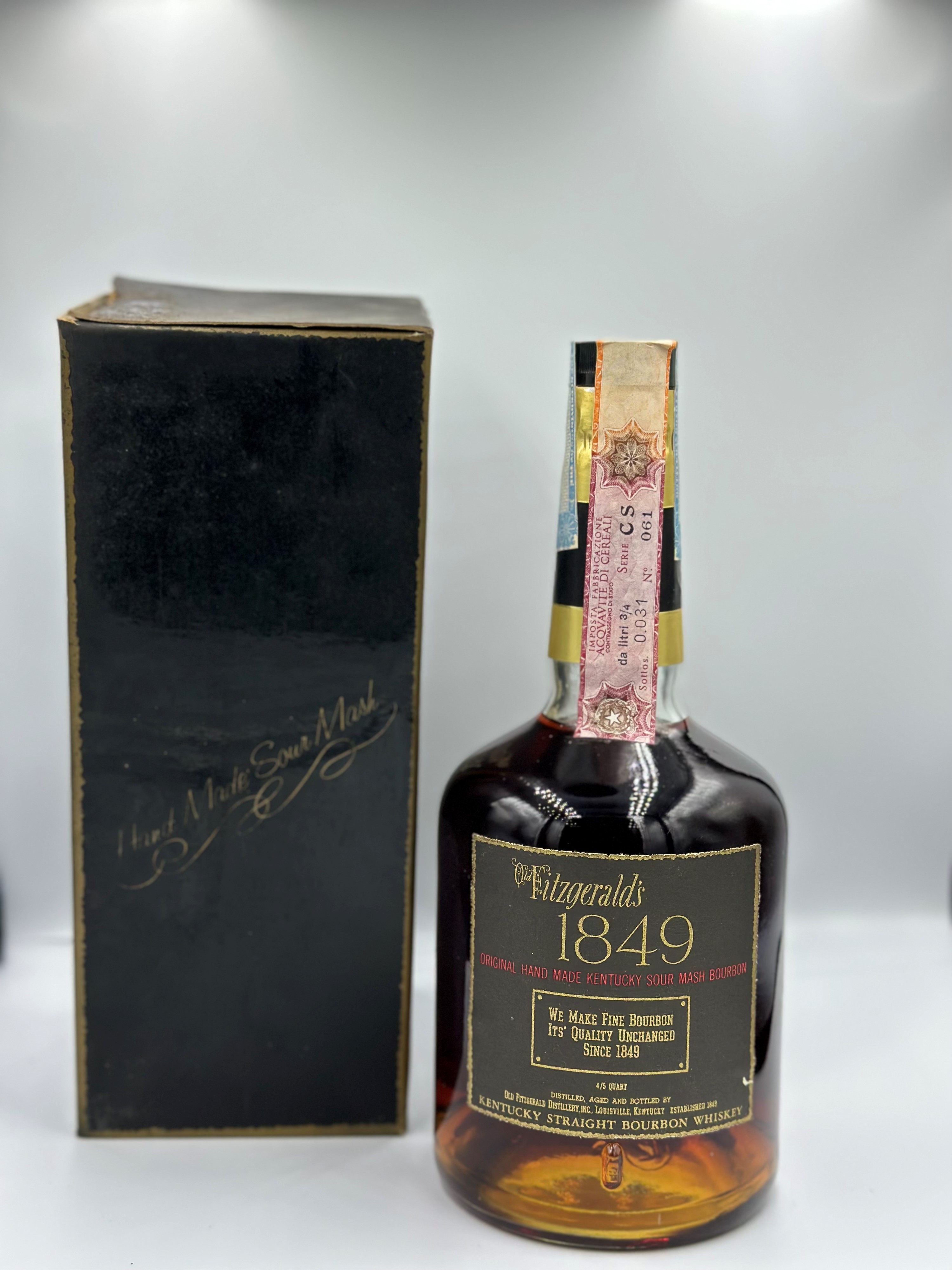 Old Fitzgerald, 1849 Bourbon Whiskey