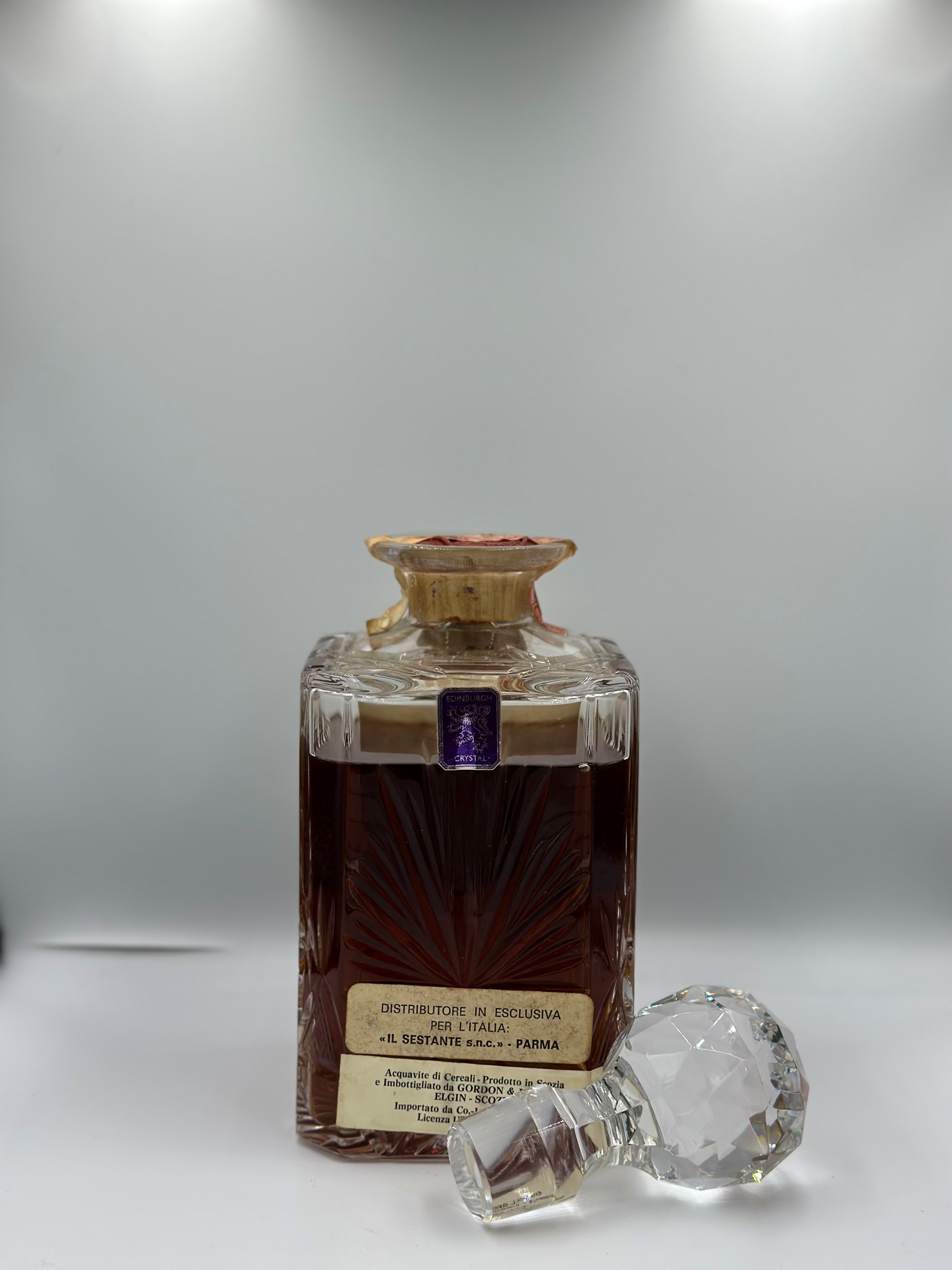 The Macallan Liquer Whisky Gordon e Macphail Crystal Decanter 1937