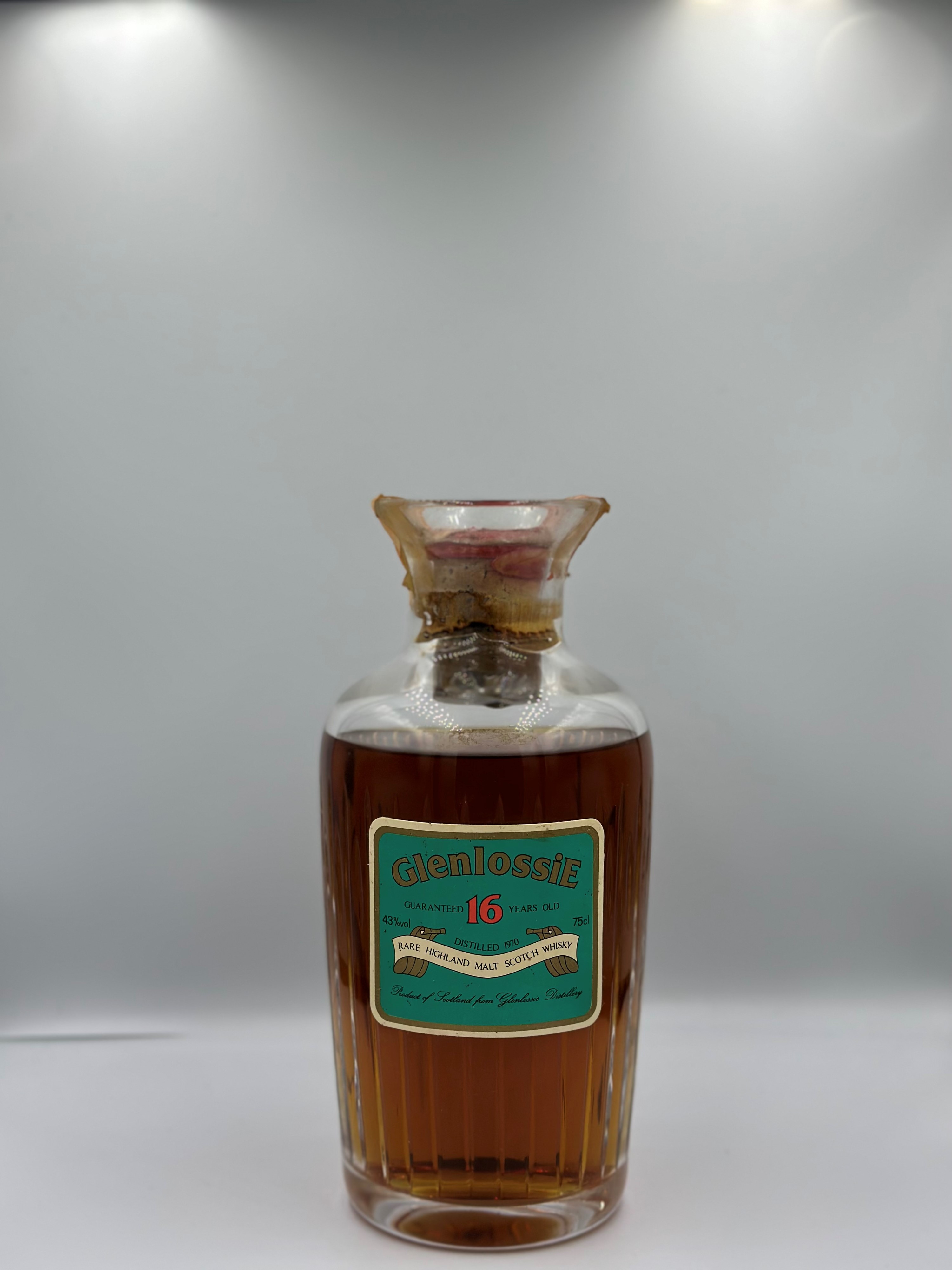 Glenlossie 16 Year Old Rare Highland Malt Scotch Whisky