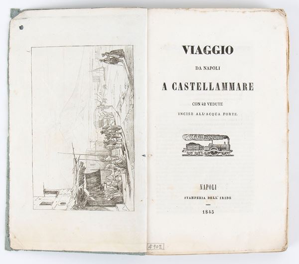 FRANCESCO ALVINO	VIAGGIO DA NAPOLI A CASTELLAMMARE. Napoli 1845