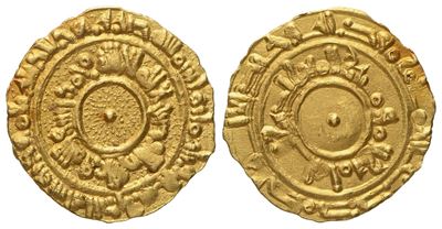 Palermo. Sicilia. Fatimidi. al Mu'izz (935 - 975). Robai. Au (1,04 G; 15,1 MM)