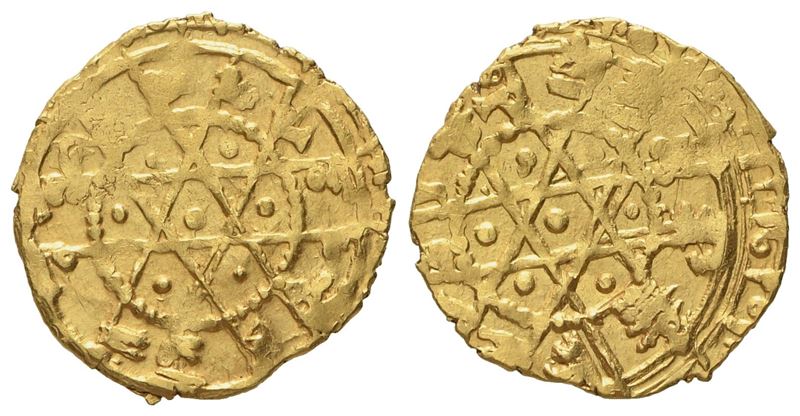 Palermo. Sicilia. Fatimidi. Al-mustansir (1036 - 1094). Robai. Au (1,01 G; 14,5 MM)
